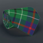 Plaid Clan Duncan Green Check Tartan Tie<br><div class="desc">Add a classic and traditional touch to your accessories with this plaid Clan Duncan tartan green check tie. Makes a great gift or as a treat. Match this tie with your latest wardrobe while maintaining a great family tradition Combine your new tie with our matching golf head cover or scarf...</div>