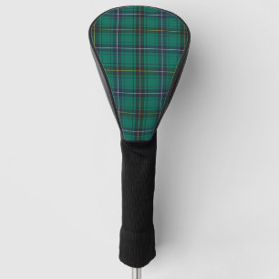 Plaid Clan Henderson Green Check Tartan Golf Head Golf Head Cover