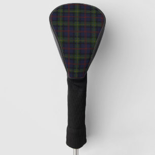 Plaid Clan Malcolm Purple Black Check Tartan Golf Head Cover