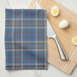 Plaid Clan Thompson Grey Blue Check Tartan Tea Towel<br><div class="desc">Add a classic and traditional touch to your kitchen accessories with this plaid Clan Thompson tartan grey blue check kitchen towel. Makes a great gift for any tartan plaid lover or as a treat. Match this kitchen towel with your latest indoor decor while maintaining a great family tradition or combine...</div>