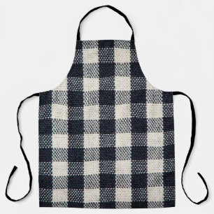 Plaid cotton fabric texture background. apron