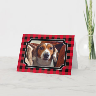 Plaid Custom Picture Card
