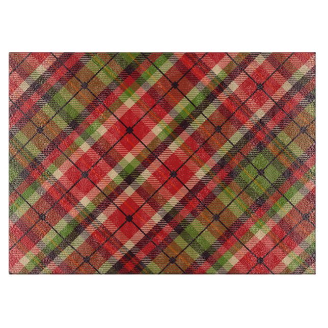 Plaid Cutting Board (Front)