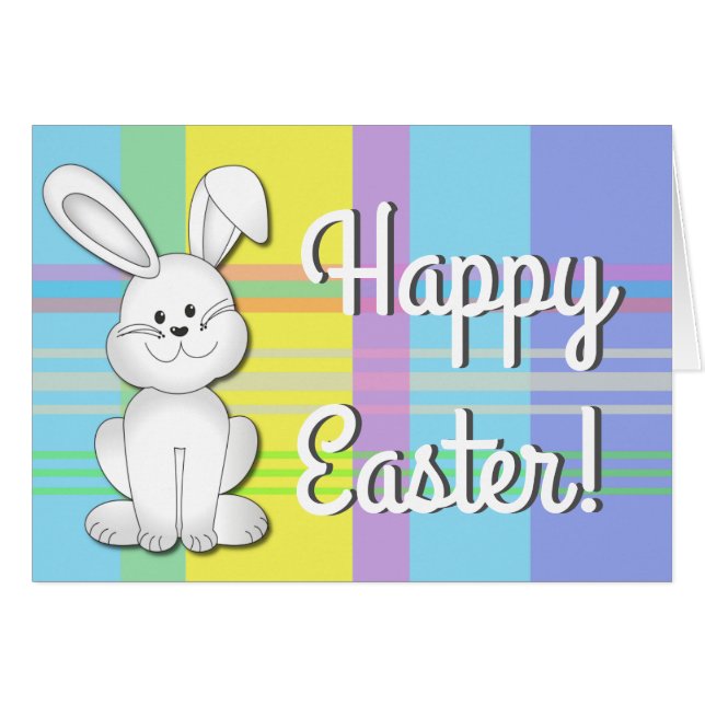 Plaid Easter Card (Front Horizontal)