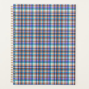 Plaid Fabric Chequered Print Pattern-57688 Planner