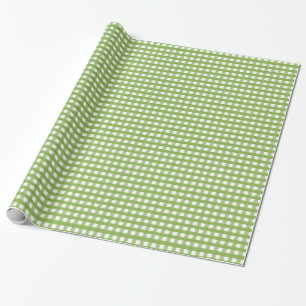 Plaid Fabric Pattern Wrapping Paper