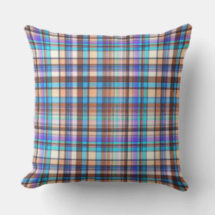Plaid Fabric Print Chequered Pattern-57688 Cushion