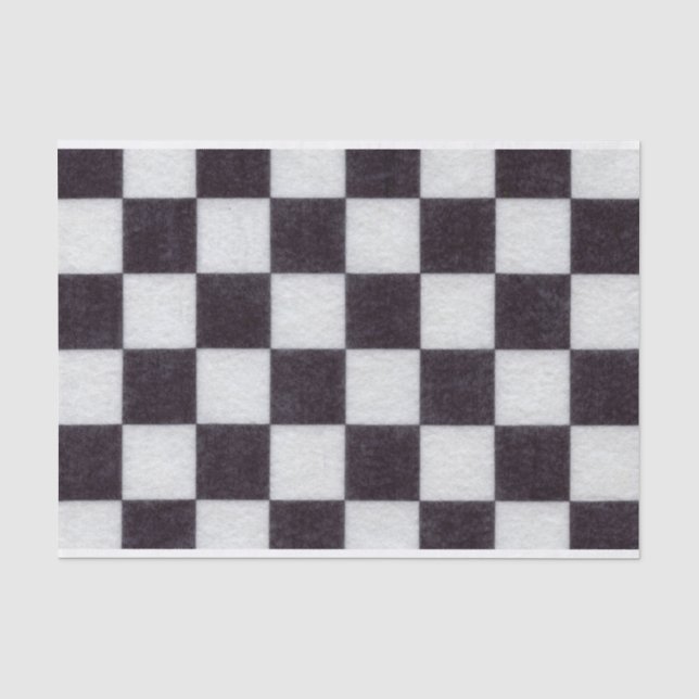 Plaid Fabric  Tissue Paper (Front)