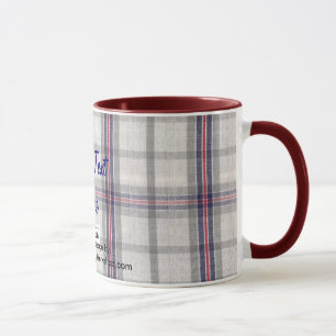 Plaid Fabric, Your Text Here Mug