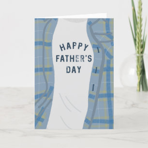 Plaid Flannel Shirt Father's Day Card