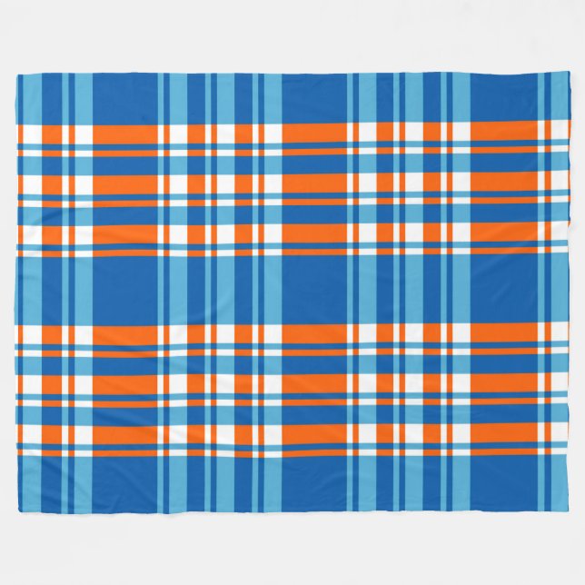 Plaid Fleece Blanket (Front (Horizontal))