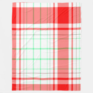 Plaid Fleece Blanket,  60"x80" 