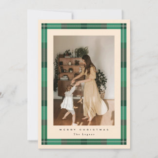 Plaid Frame Holiday Card