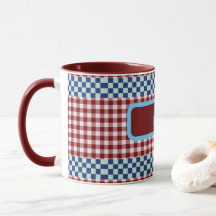 Plaid Gingham Personalised