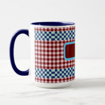 Plaid Gingham Personalised