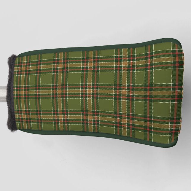 Plaid Golf Head Cover (Front)