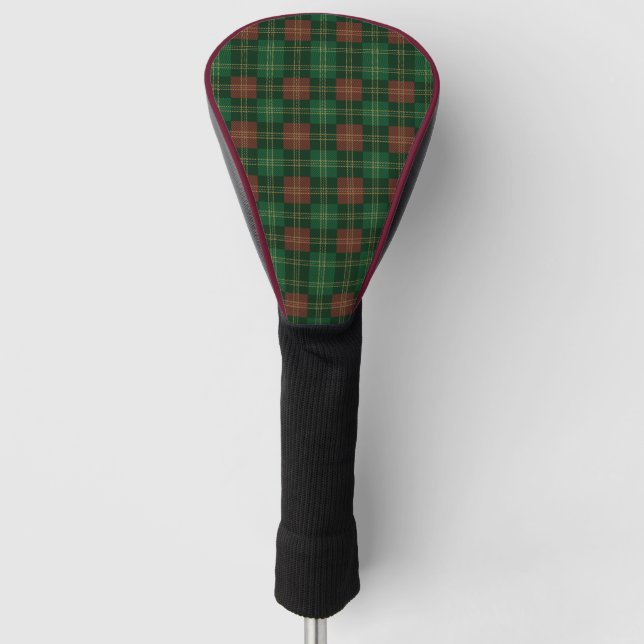 Plaid Golf Head Cover (Front)