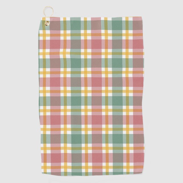 Plaid Golf Towel (Front)