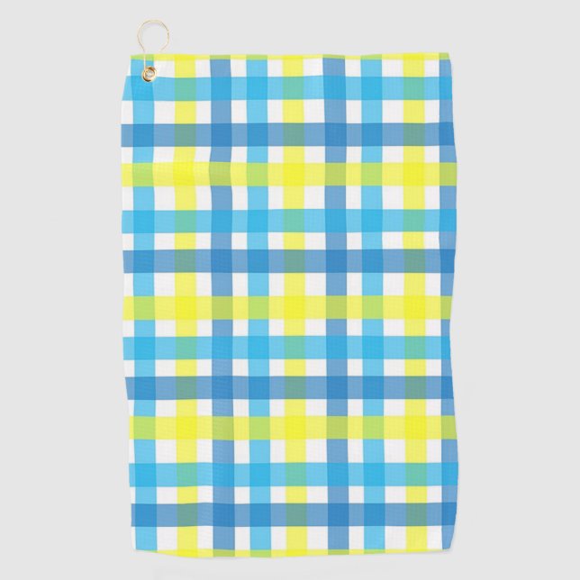 Plaid Golf Towel (Front)