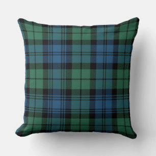 Plaid Green Check Campbell Tartan Cushion