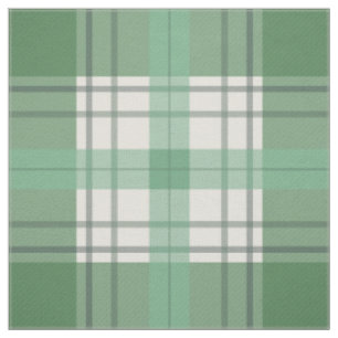 plaid green fabric
