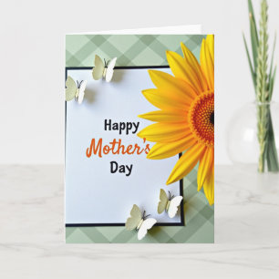 Plaid Happy Mothers Day Card