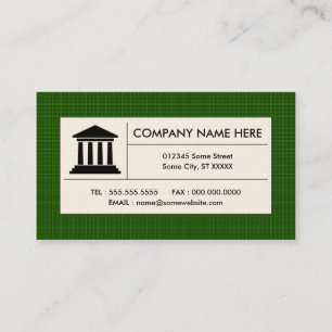 plaid law business card