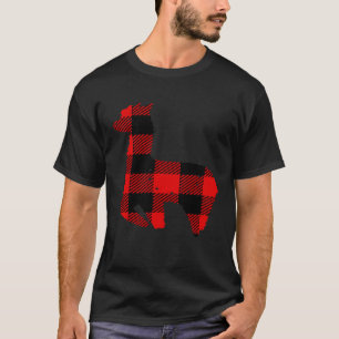 Plaid llama Family Matching Pajama T-Shirt