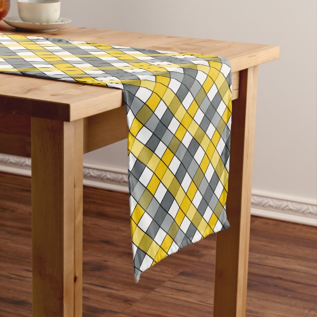 PLAID LONG TABLE RUNNER (In Situ)