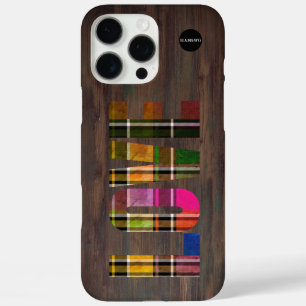 Plaid Love Cell Phone Case by HAMbyWG