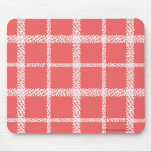 Plaid LtPink Mouse Mat