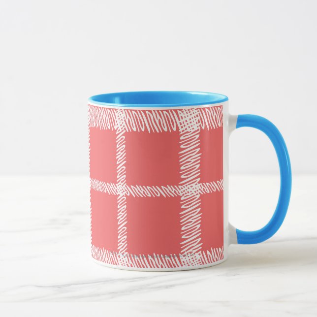 Plaid LtPink Mug (Right)