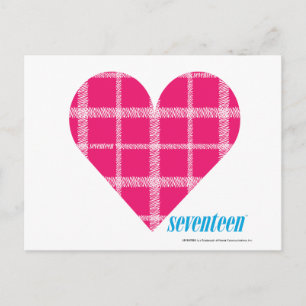 Plaid Magenta 2 Postcard