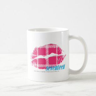 Plaid Magenta Coffee Mug