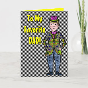 Plaid Man Father's Day Card
