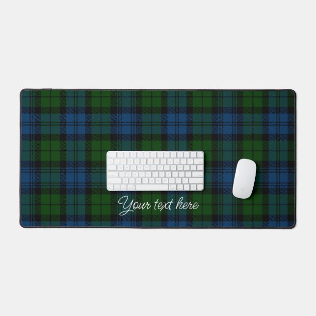 Plaid Military Campbell Tartan Rustic Custom Desk Mat (Keyboard & Mouse)