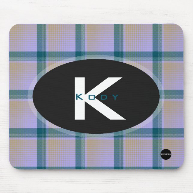 Plaid Mousepad - HAMbyWG (Front)