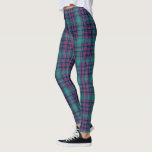 Plaid Navy Blue Teal Pink Tartan Pattern Leggings<br><div class="desc">These leggings feature a navy blue,  teal,  pink colorful tartan plaid. Plaid is such a staple in the fall and winter.</div>
