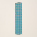 Plaid No. 55 Scarf<br><div class="desc">Tartan Plaid Pattern No: 55
Tartan Plaid Colour: Blue,  Orange & White</div>