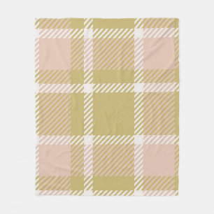 Plaid or tartan vintage background or texture in m fleece blanket