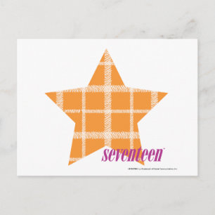 Plaid Orange 2 Postcard