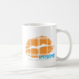 Plaid Orange Coffee Mug