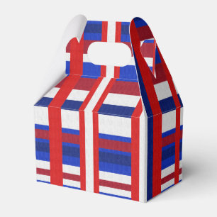 Plaid Patriot Favour Box