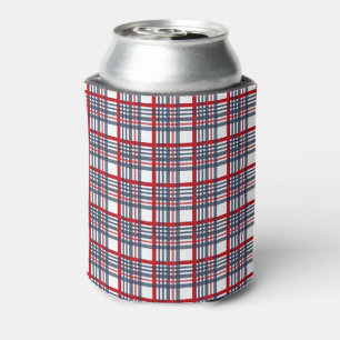 Plaid pattern can cooler
