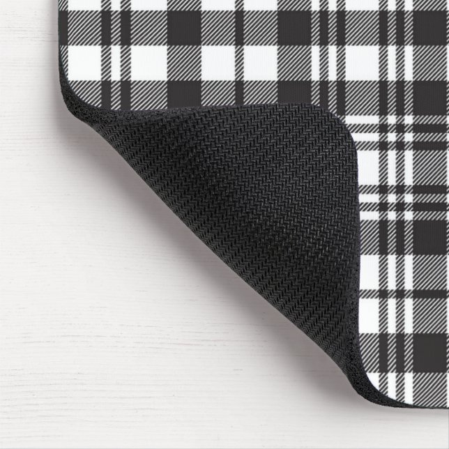 Plaid Pattern | Check Design Mouse Mat (Corner)