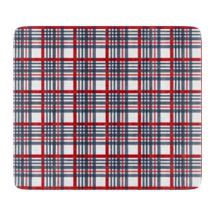 Plaid pattern cutting board