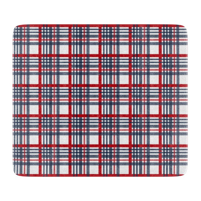 Plaid pattern cutting board (Front)