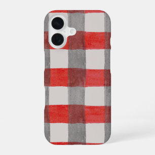 Plaid Pattern iPhone 16 Case