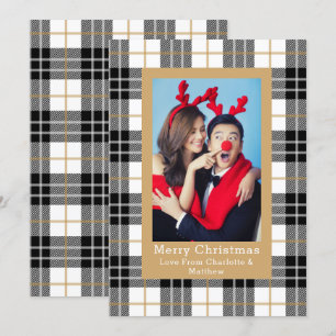 Plaid Pattern Photo Template Personalised