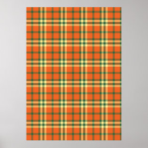 Plaid pattern poster